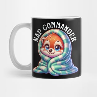 Funny Kawaii Nap Commander for Kids and Adults who love to Nap Mug